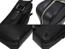 Load image into Gallery viewer, LOUIS VUITTON × SUPREME ルイヴィトン シュプリーム 17AW ダヌーブ PM ショルダーバッグ M53417 エピ ブラック 美品 中古 4b006689