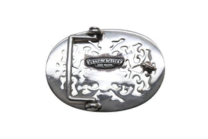 極美品 CHROME HEARTS クロムハーツ BUCKLE CLASSIC OVAL STAR クラシック オーバルスター バックル 重量約148.3g シルバー 中古 4b006698