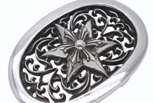 Load image into Gallery viewer, 極美品 CHROME HEARTS クロムハーツ BUCKLE CLASSIC OVAL STAR クラシック オーバルスター バックル 重量約148.3g シルバー 中古 4b006698