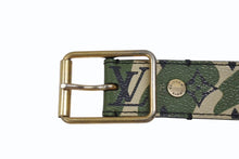 Load image into Gallery viewer, LOUIS VUITTON ルイヴィトン ベルト サンチュール モノグラモフラージュ 村上隆 サイズ95 M9646U ゴールド金具 美品 中古 4b006700