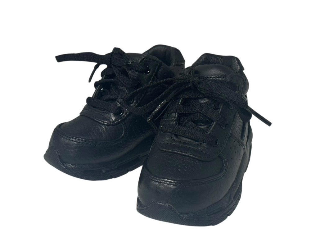 新品同様 NIKE ナイキ AIR MAX GOADOME エアマックス ゴアドーム スニーカー ベビー 子供用 レザー ブラック サイズ11cm 中古 4b006702