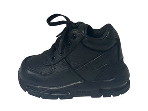 新品同様 NIKE ナイキ AIR MAX GOADOME エアマックス ゴアドーム スニーカー ベビー 子供用 レザー ブラック サイズ11cm 中古 4b006702