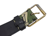 Load image into Gallery viewer, LOUIS VUITTON ルイヴィトン ベルト サンチュール モノグラモフラージュ 村上隆 サイズ90 M9646U ゴールド金具 美品 中古 4b006705