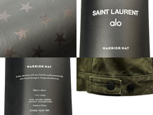 Load image into Gallery viewer, 新品未使用 SAINT LAURENT サンローラン × ALO アロ ヨガマット スター柄 ラバー ブラック 中古 4b006707