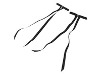 Load image into Gallery viewer, 新品未使用 CHANEL シャネル ヘアアクセサリー バレッタ ココマーク 25P刻印 AAA839 サテン シルク ブラック 中古 4b006711