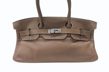 Load image into Gallery viewer, ゴルチェ期 HERMES エルメス ショルダーバーキン エトゥープトリヨンクレマンス ◻︎J刻 ルテニウム金具 美品 中古 4b006712