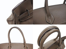 Load image into Gallery viewer, ゴルチェ期 HERMES エルメス ショルダーバーキン エトゥープトリヨンクレマンス ◻︎J刻 ルテニウム金具 美品 中古 4b006712