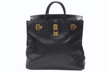 Load image into Gallery viewer, HERMES エルメス ハンドバッグ バーキン オータクロア45 アルデンヌ ブラック ブロンズ金具 ○S刻印 美品 中古 4b006713