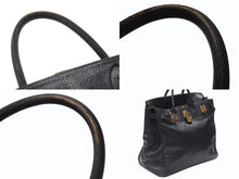 Load image into Gallery viewer, HERMES エルメス ハンドバッグ バーキン オータクロア45 アルデンヌ ブラック ブロンズ金具 ○S刻印 美品 中古 4b006713