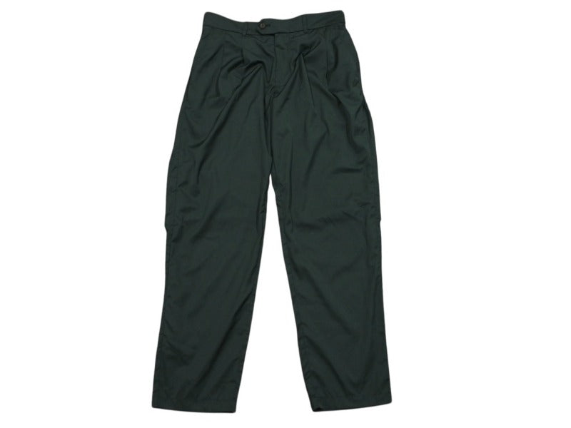 極美品 KITH キス スラックス パンツ ボトムス 25-030-060-0003-2-0 CHINA製 ポリエステル カーキ サイズS 中古 4b006719