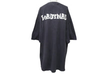 Load image into Gallery viewer, READY MADE レディメイド PEACE ピース 両面プリント ダメージ加工 半袖Tシャツ RE-CO-BK-00-00-280 ブラック サイズXXL 美品 中古 4b006720