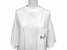 Load image into Gallery viewer, READY MADE レディメイド 24SS 半袖 ポケットTシャツ ロゴプリント RE-CO-WH-00-00-277 ホワイト サイズXL 美品 中古 4b006722