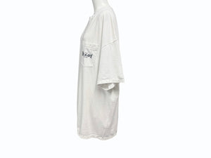 READY MADE レディメイド 24SS 半袖 ポケットTシャツ ロゴプリント RE-CO-WH-00-00-277 ホワイト サイズXL 美品 中古 4b006722