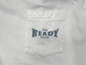 READY MADE レディメイド 24SS 半袖 ポケットTシャツ ロゴプリント RE-CO-WH-00-00-277 ホワイト サイズXL 美品 中古 4b006722