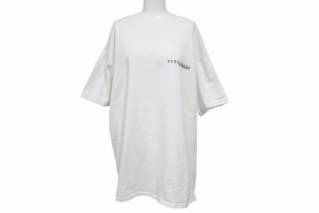 READYMADE レディメイド × CALI THORNHILL DEWITT カリ ソーンヒル デウィット 半袖 Tシャツ PACK TEE ホワイト 白 サイズXL 中古 4b006723 