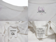 画像をギャラリービューアに読み込む, READYMADE レディメイド × CALI THORNHILL DEWITT カリ ソーンヒル デウィット 半袖 Tシャツ PACK TEE ホワイト 白 サイズXL 中古 4b006723 