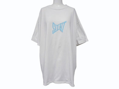 SAINT MICHAEL セントマイケル半袖Ｔシャツ 24SS RIBON SAINT SM-YS8-0000-012 ホワイト コットン サイズXL 美品 中古 4b006724 