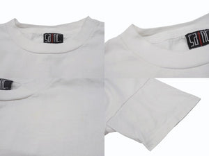 SAINT MICHAEL セントマイケル半袖Ｔシャツ 24SS RIBON SAINT SM-YS8-0000-012 ホワイト コットン サイズXL 美品 中古 4b006724 