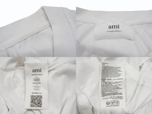 Load image into Gallery viewer, Ami Paris アミ パリス ロゴ 半袖Tシャツ ホワイト ハート刺繍 コットン 美品 中古 4b006726