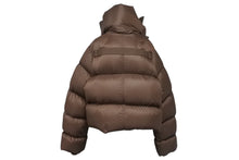 Load image into Gallery viewer, 極美品 RICK OWENS リックオウエンス Funnel Neck Padded Jacket ファンネルネック ダウンジャケット YZERR着用 ブラウン サイズ48 中古 4b005879