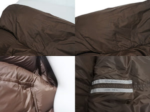 極美品 RICK OWENS リックオウエンス Funnel Neck Padded Jacket ファンネルネック ダウンジャケット YZERR着用 ブラウン サイズ48 中古 4b005879