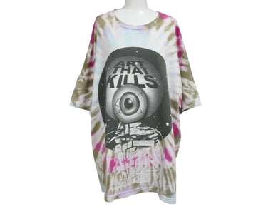 GALLERY DEPT ギャラリーデプト 長袖Ｔシャツ TOTALLY ROD TEE USA製 コットン タイダイ サイズXL 美品 中古 4b006729