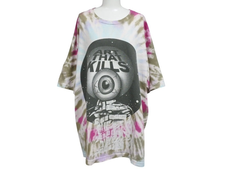 GALLERY DEPT ギャラリーデプト 長袖Ｔシャツ TOTALLY ROD TEE USA製 コットン タイダイ サイズXL 美品 中古 4b006729