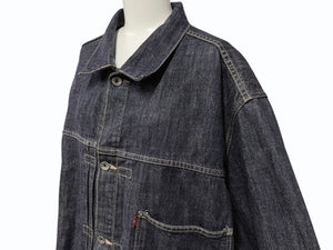 極美品 Levi's リーバイス デニム ジャケット ユーロリーバイス 大戦モデル 1st 70501 04 インディゴネイビー サイズXL 中古 4b006730