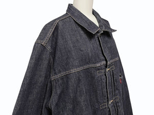 極美品 Levi's リーバイス デニム ジャケット ユーロリーバイス 大戦モデル 1st 70501 04 インディゴネイビー サイズXL 中古 4b006730