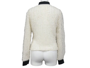 GIORGIO ARMANI ジョルジオアルマーニ ブルゾン ナイロン ポリエステル セルロース 38 白 ホワイト 美品 中古 4b006732