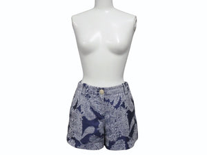 極美品 GIORGIO ARMANI ジョルジオアルマーニ ショートパンツ bermudas バミューダ 3SHPB01U T040G ネイビー サイズ36 中古 4b006734