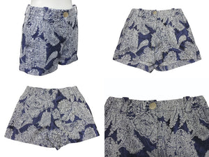 極美品 GIORGIO ARMANI ジョルジオアルマーニ ショートパンツ bermudas バミューダ 3SHPB01U T040G ネイビー サイズ36 中古 4b006734