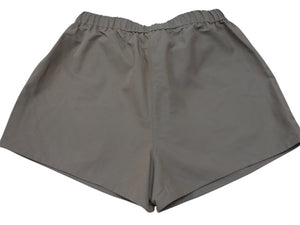 極美品 FEAR OF GOD ESSENTIALS フィアオブゴッド エッセンシャルズ ハーフパンツ ショーツ ナイロン グレー サイズM 中古 4b006736