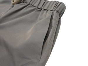 極美品 FEAR OF GOD ESSENTIALS フィアオブゴッド エッセンシャルズ ハーフパンツ ショーツ ナイロン グレー サイズM 中古 4b006736
