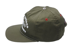 新品未使用 CHROME HEARTS クロムハーツ GAS STATION KING TACO 3 セメタリ―クロス トラッカーキャップ カーキ 中古 4b004740