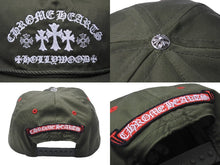 Load image into Gallery viewer, 新品未使用 CHROME HEARTS クロムハーツ GAS STATION KING TACO 3 セメタリ―クロス トラッカーキャップ カーキ 中古 4b004740
