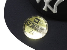 Load image into Gallery viewer, 極美品 NEWERA ニューエラ ニューヨークヤンキース GORE-TEX ゴアテックス キャップ 帽子 ネイビー サイズ3 3/8(58.7cm) 中古 4b006742