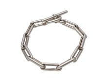 Load image into Gallery viewer, HERMES Salambo エルメス ブレスレット サランボ 11コマ シルバー SV925 49.4g 美品 中古 4b006744