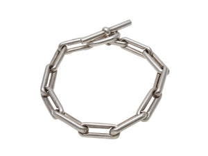 HERMES Salambo エルメス ブレスレット サランボ 11コマ シルバー SV925 49.4g 美品 中古 4b006744