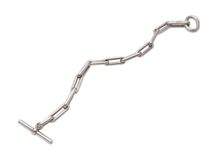 HERMES Salambo エルメス ブレスレット サランボ 11コマ シルバー SV925 49.4g 美品 中古 4b006744