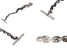 Load image into Gallery viewer, HERMES Crescendo エルメス ブレスレット クレッシェンド ドイツ製 24コマ シルバー SV925 100,1g 美品 中古 4b006745