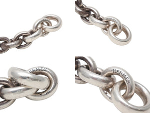 HERMES Crescendo エルメス ブレスレット クレッシェンド ドイツ製 24コマ シルバー SV925 100,1g 美品 中古 4b006745