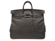 Load image into Gallery viewer, 極美品 HERMES エルメス ハンドバッグ オータクロア50 グレー系 トリヨンクレマンス シルバー金具 □O刻印 中古 4b006755