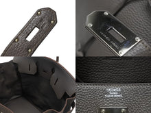 Load image into Gallery viewer, 極美品 HERMES エルメス ハンドバッグ オータクロア50 グレー系 トリヨンクレマンス シルバー金具 □O刻印 中古 4b006755