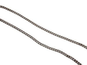 極美品 CHANEL シャネル ココマーク ネックレス C12V刻印 6.0g メタル ラインストーン シルバー 中古 4b006757
