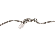 Load image into Gallery viewer, 極美品 CHANEL シャネル ココマーク ネックレス C12V刻印 6.0g メタル ラインストーン シルバー 中古 4b006757