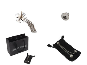 新品未使用 CHROME HEARTS クロムハーツ DICE DBL ダブルダイス ピアス 重量約10.0g 2017/.925刻印 シルバ−925 片耳用 中古 4b006761