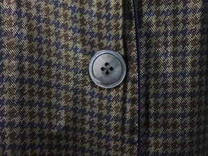 MARC JACOBS マークジェイコブス 13FW メタリックチェックパジャマシャツ W21316630 千鳥格子 シルク サイズ4 美品 中古 4b006764