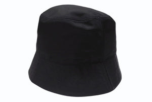 極美品 PRADA プラダ バケットハット トライアングルロゴ RE NYLON 2HC137 リサイクルポリミアド ブラック サイズS 中古 4b006769