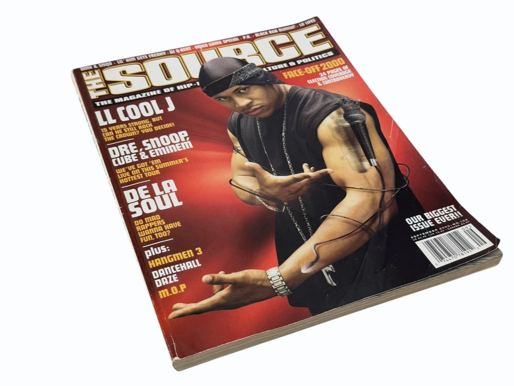 SOURCE ソース マガジン HIPHOP 雑誌 本 2000年 No.132 CASH LL COOL J DE LA SOUL 美品 中古 4b006796